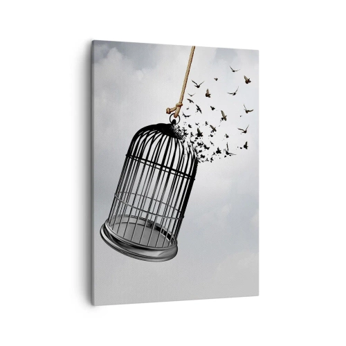 Canvas picture - Faith…Hope…Freedom! - 50x70 cm