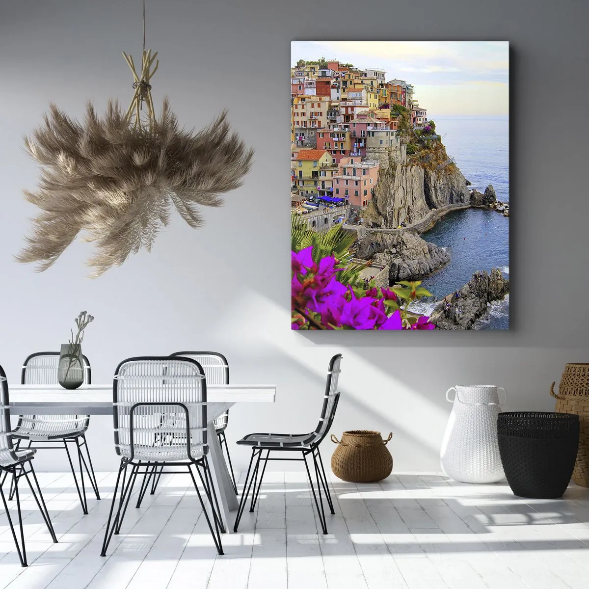 Canvas picture - Laughing City - 50x70 cm