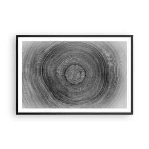 Poster in black frame - Sign of the Time - 91x61 cm