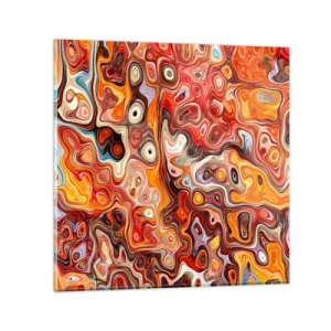 Glass picture - If Nuts Dissolved in Honey - 50x50 cm