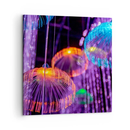 Canvas picture - Light Fountain - 50x50 cm