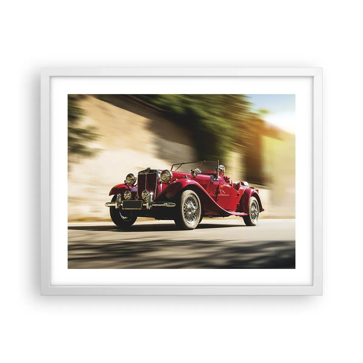 Poster in white frmae - More Beautiful than Nike of Samothrace - 50x40 cm