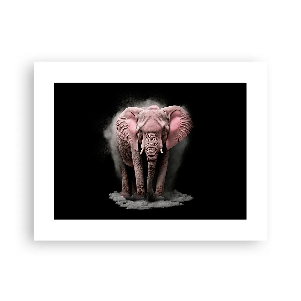 Poster - Don't Think About a Pink Elephant! - 40x30 cm