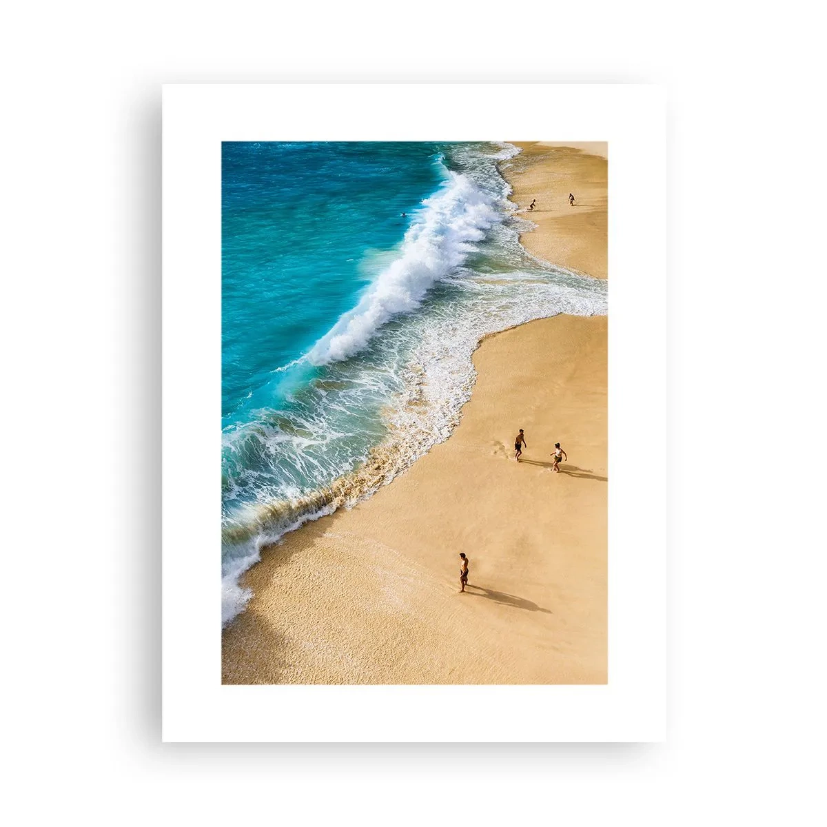 Poster - And Next the Sun, Beach… - 30x40 cm