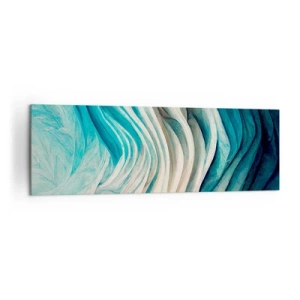 Canvas picture - Blue Insatiability - 160x50 cm