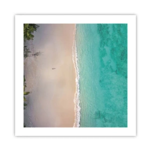 Poster - Paradise Beach - 50x50 cm