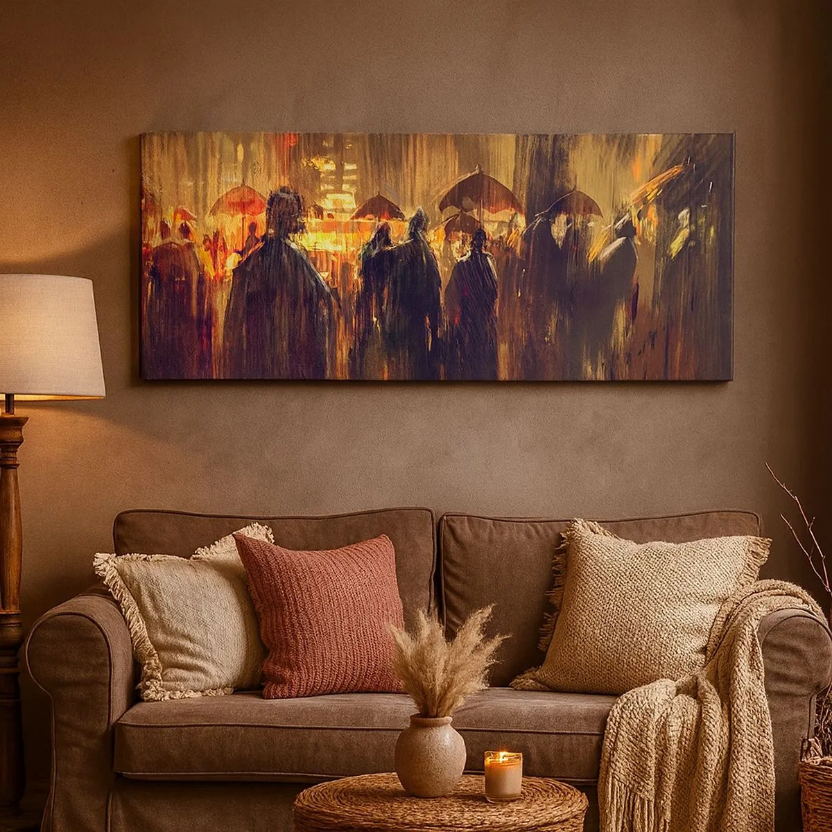 Canvas picture - Followers of the Rain - 100x40 cm