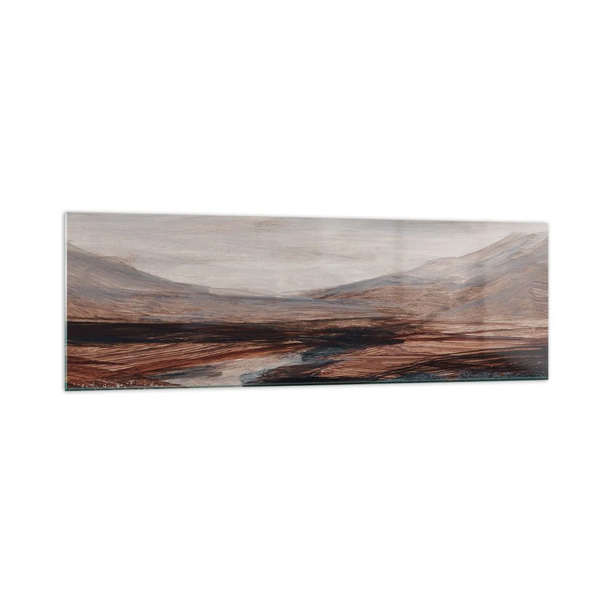 Glass picture - Quiet Valley - 160x50 cm
