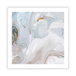 Poster - White Fusion - 50x50 cm