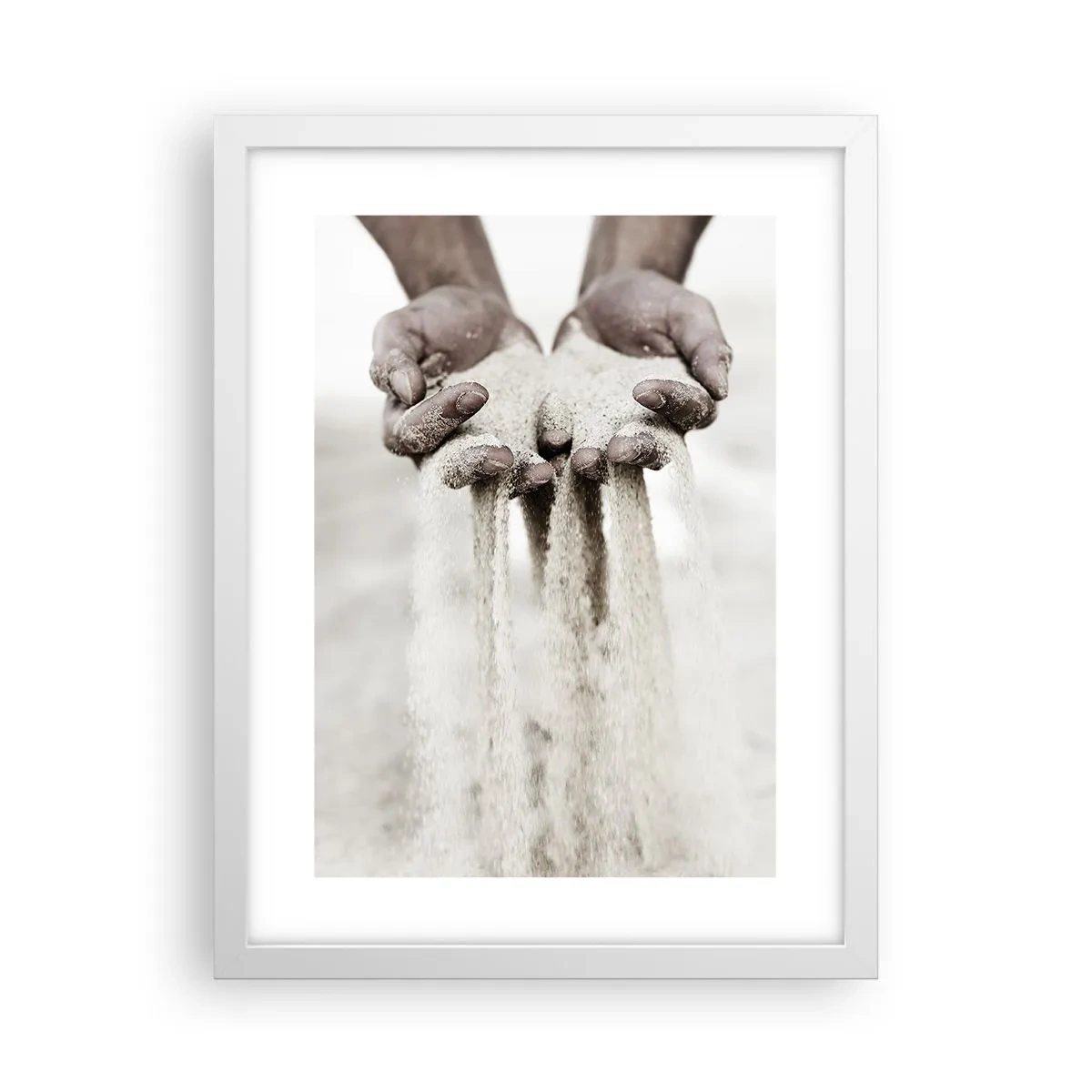 Poster in white frmae - With These Bare Hands - 30x40 cm