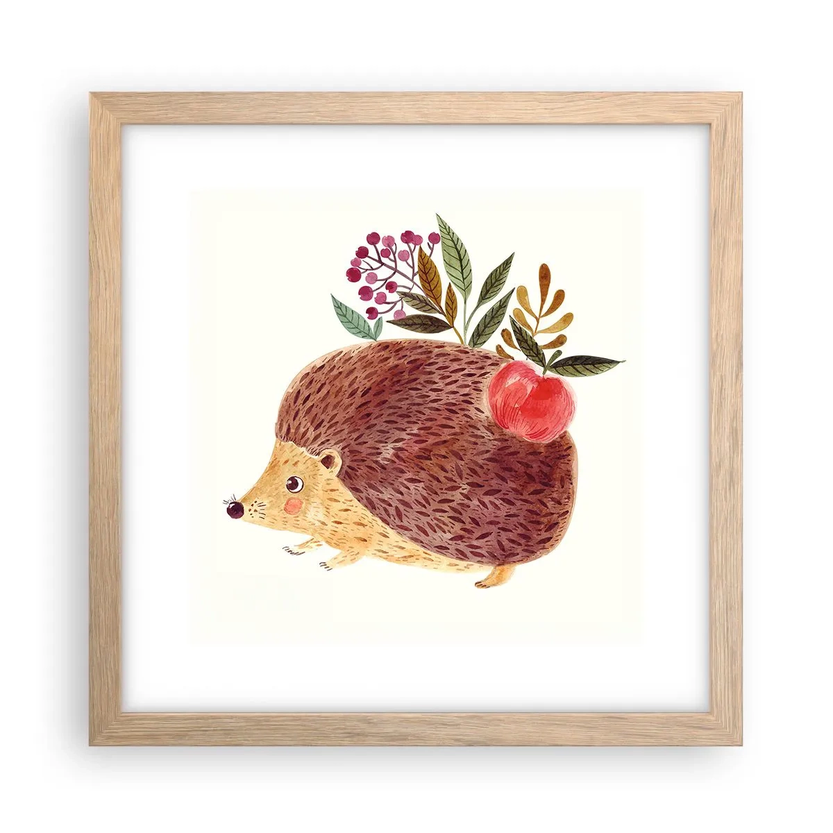 Poster in light oak frame - And Now You Like Me! - 30x30 cm