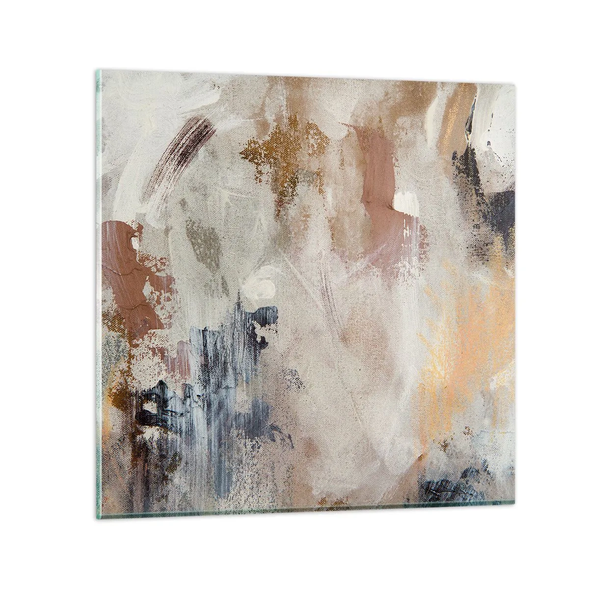 Glass picture - Foggy Abstract - 50x50 cm