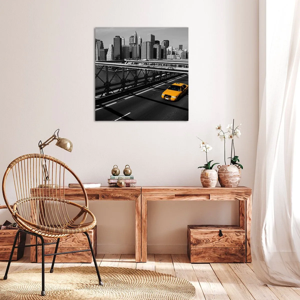 Canvas picture - Colour of a Big City - 40x40 cm