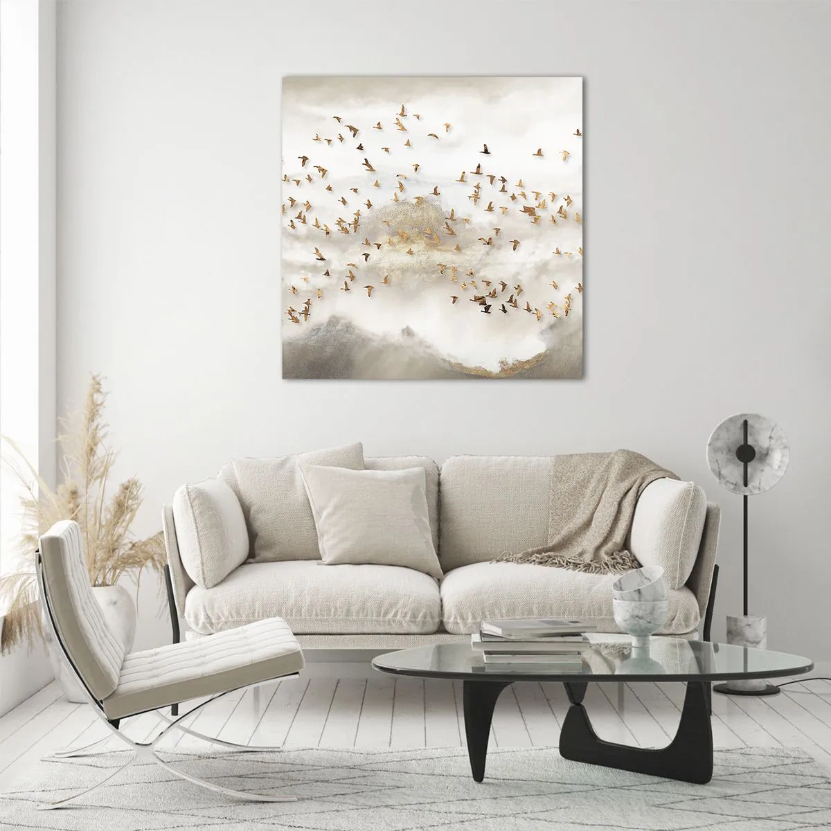 Glass picture - It Is Time - 60x60 cm