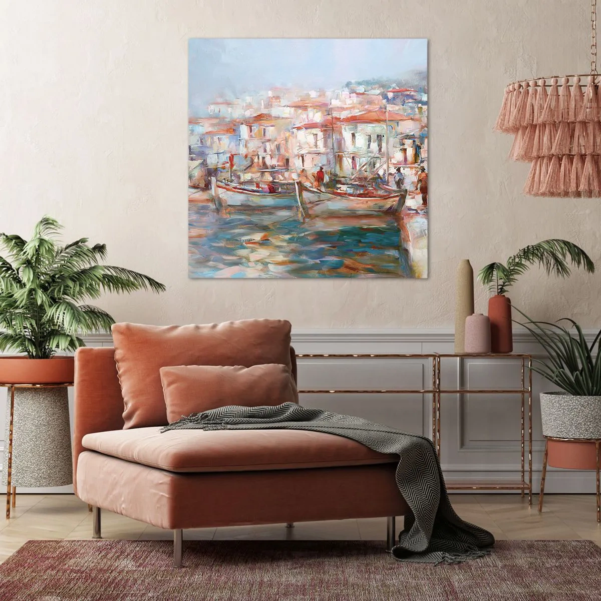 Canvas picture - Holidays in Pastel - 50x50 cm