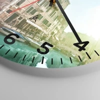 Clock face with numbers