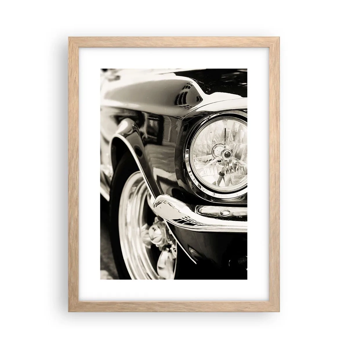 Poster in light oak frame - Lasting Shine - 30x40 cm