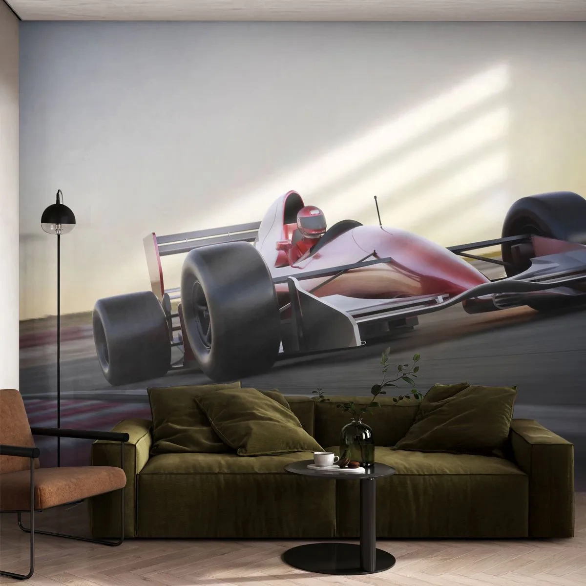 Self-Adhesive Photo Wallpaper Deluxe Sticker - Always the Winner - Automotive, Race car, Sport - 250x175 cm
