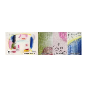 Photo Wallpaper Sample Premium Canvas - More Convex than Concave or Flat - Abstraction, Piece, Elephant - 100x30 cm