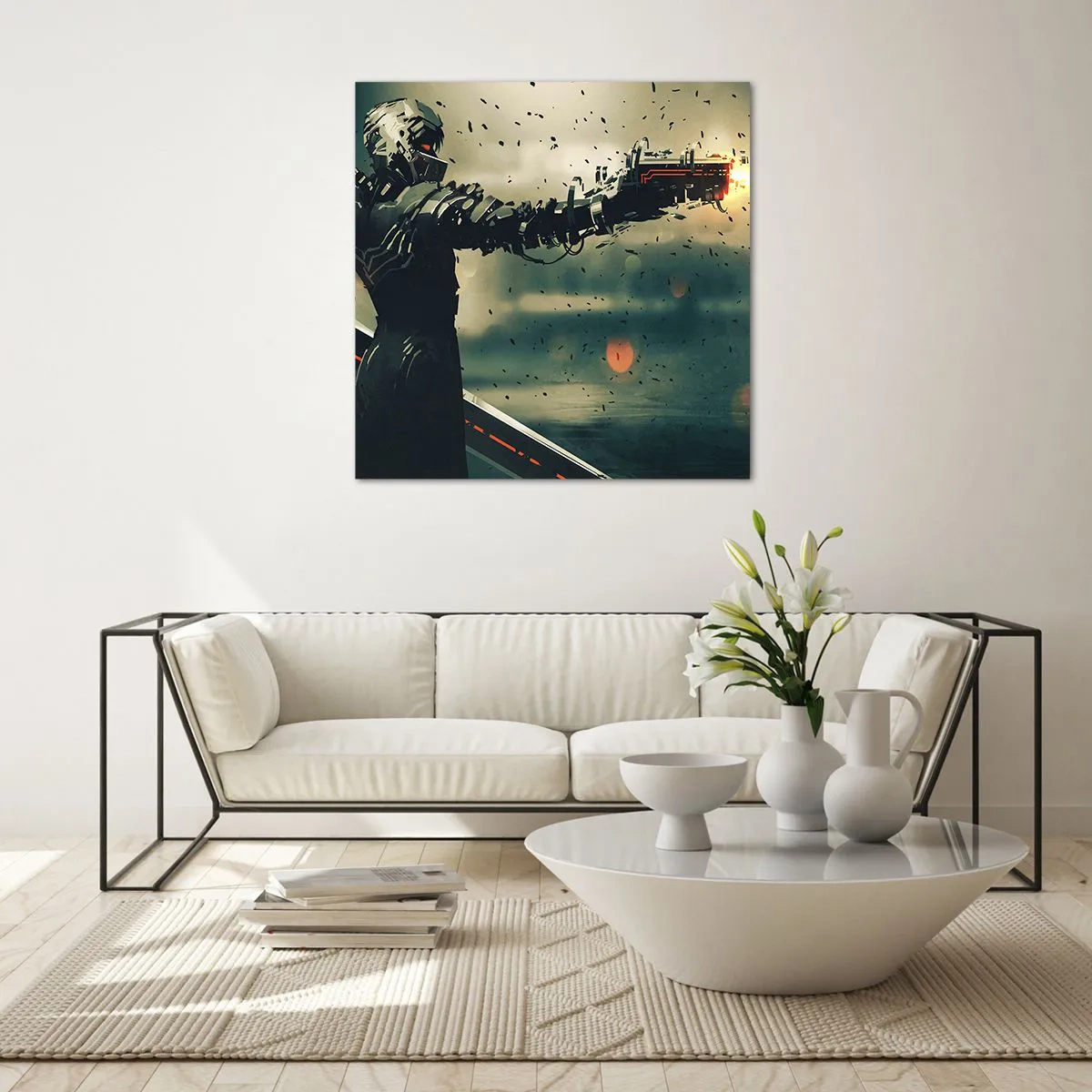 Glass picture - Lethal Weapon- Your Own Terminator - 60x60 cm