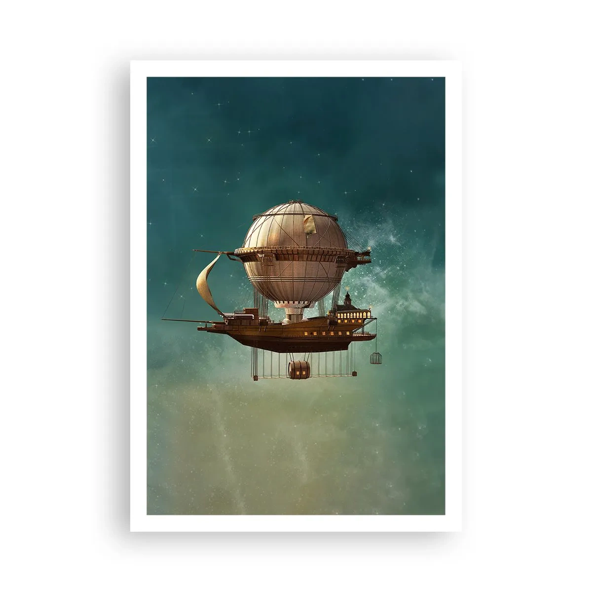 Poster - Greetings from Jules Verne - 70x100 cm