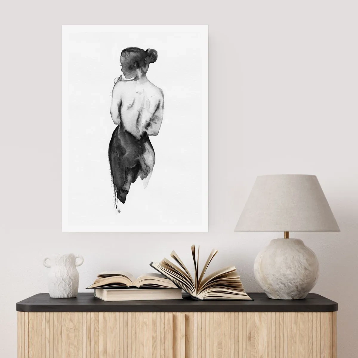 Poster - By Her Side the World Disappears - 50x70 cm