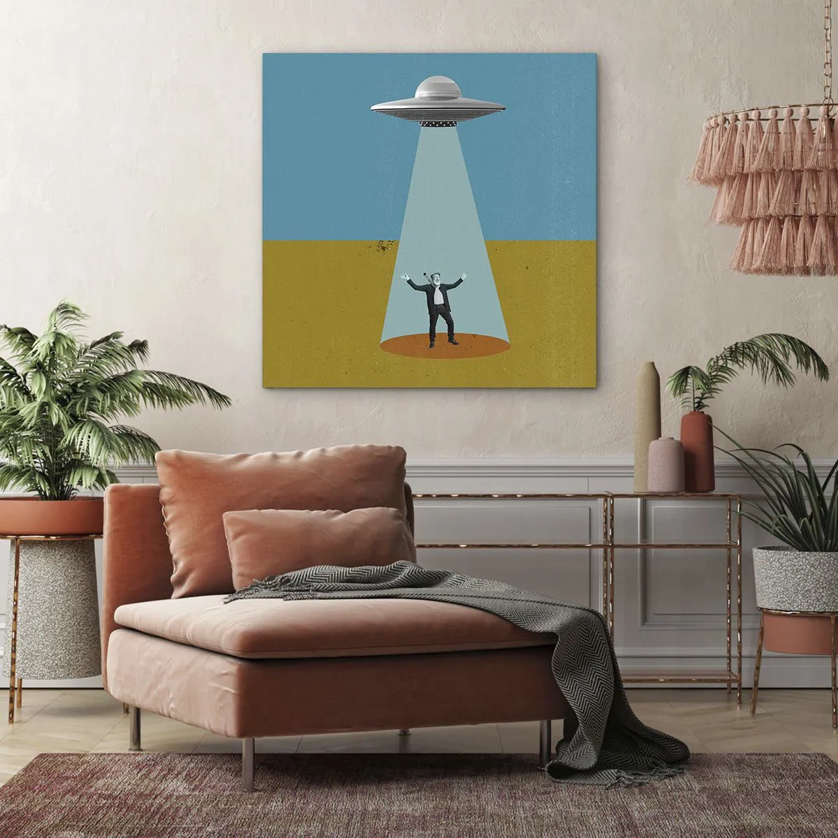 Canvas picture - Close Encounter - 50x50 cm