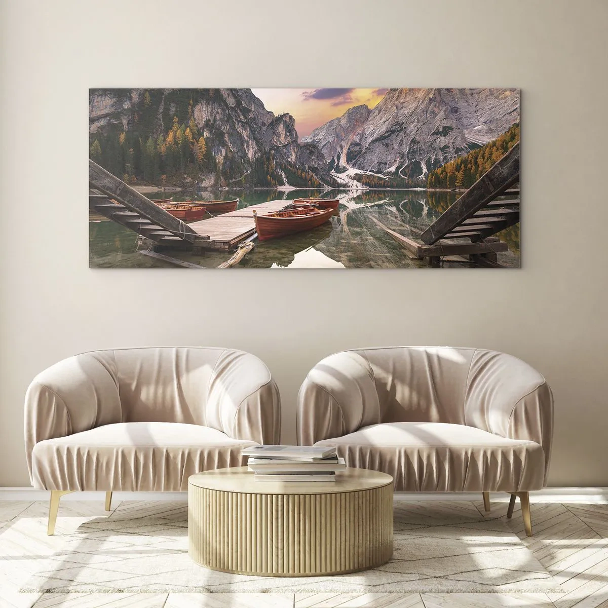 Glass picture - Promise of a Day - 120x50 cm