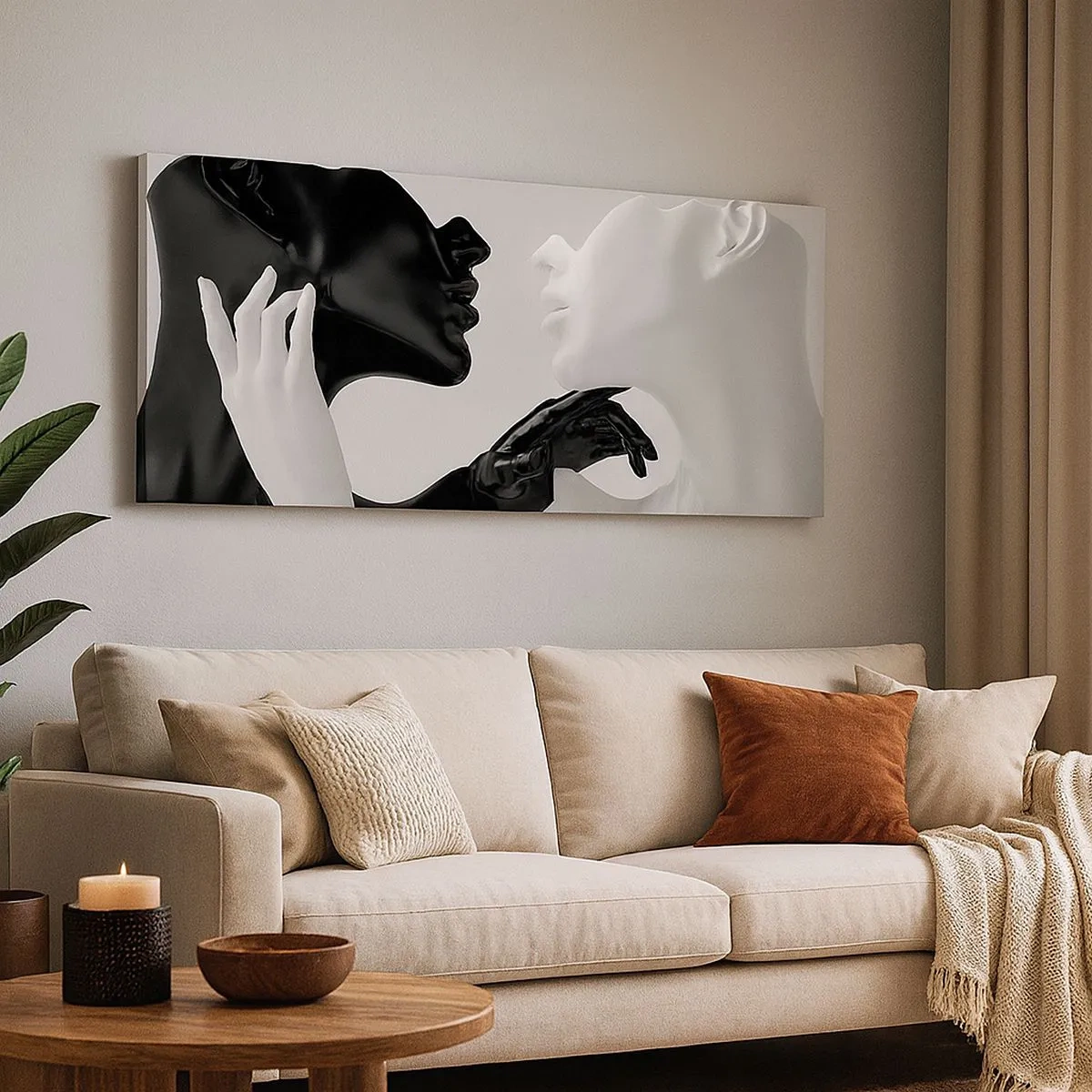 Canvas picture - Attraction - Desire - 100x40 cm