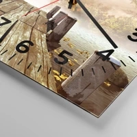 Clock face with numbers