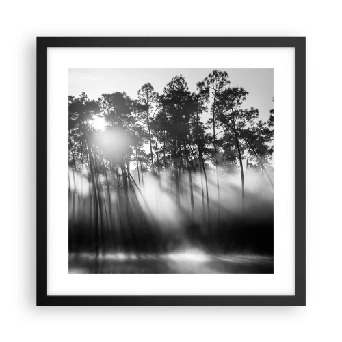 Poster in black frame - Unstoppable Sun - 40x40 cm