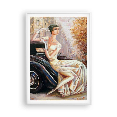 Poster in white frmae - Elegance - Retro Style - 70x100 cm