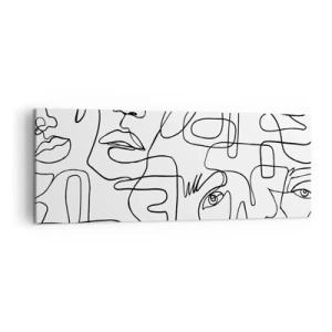 Canvas picture - Tangled up in Emotions - 140x50 cm