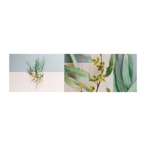 Photo Wallpaper Sample Premium Sand - Pastel Subtlety - Pastel, Plant, Boho - 100x30 cm