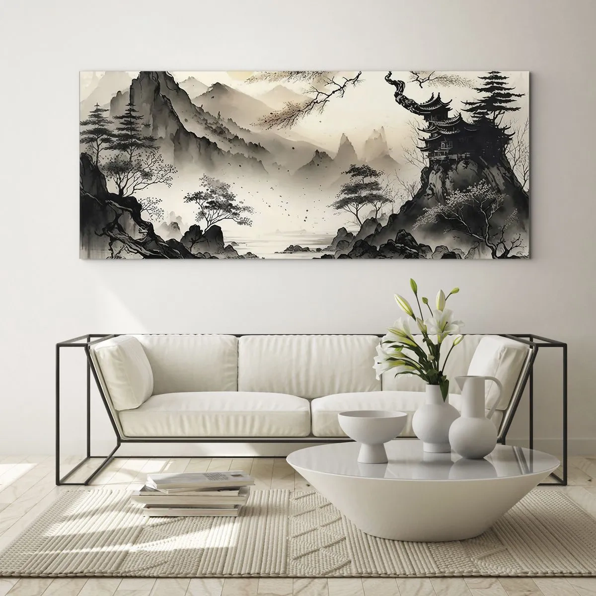 Glass picture - Unique Charm of the Orient - 100x40 cm