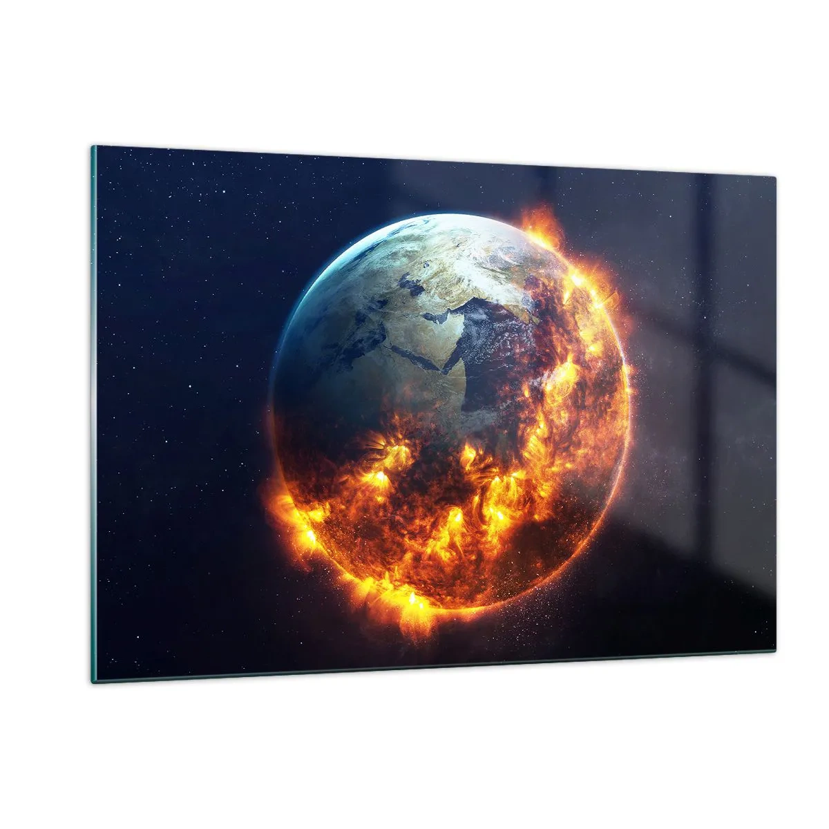 Glass picture - Flame of Apocalypse - 120x80 cm