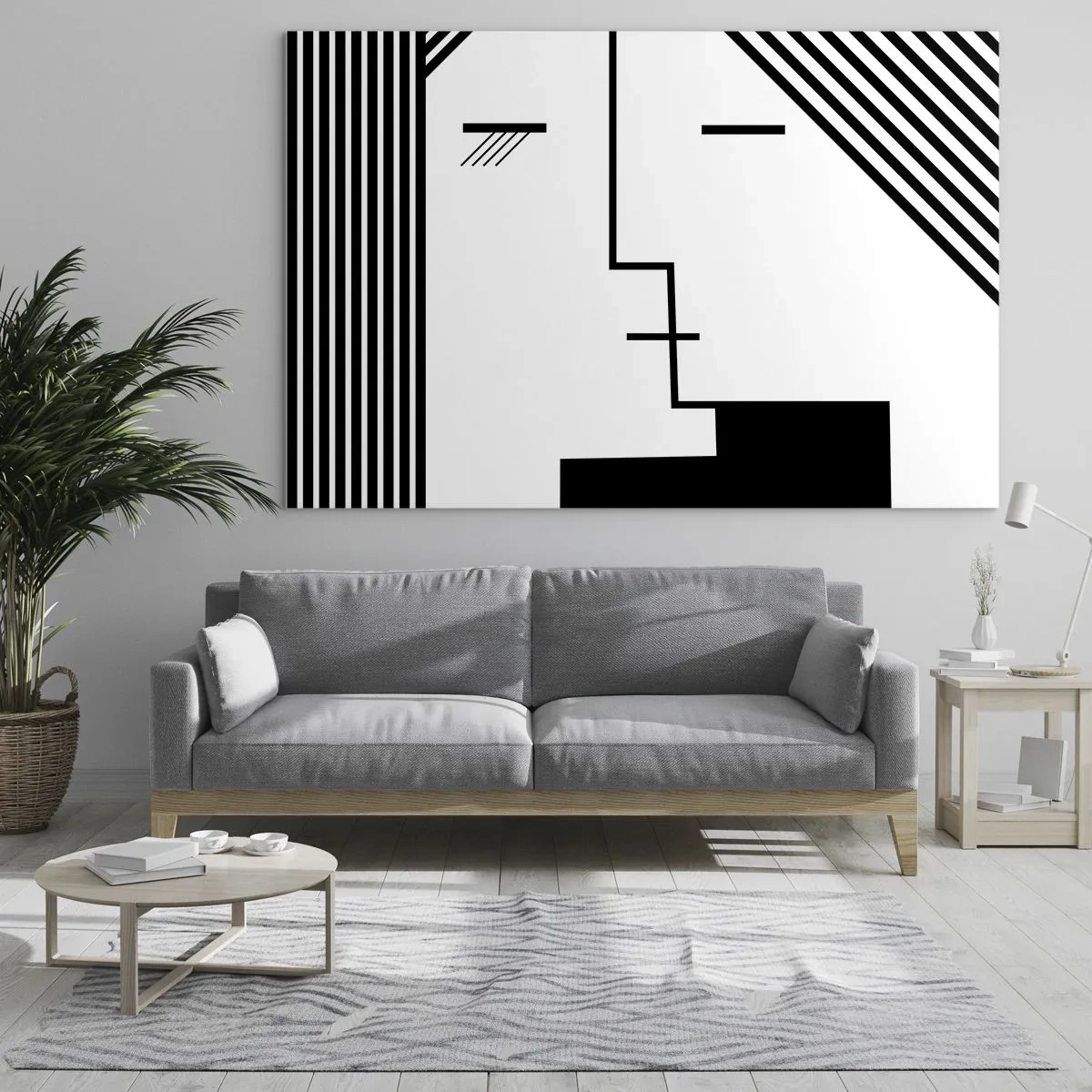 Glass picture - Simply a Kiss - 100x70 cm