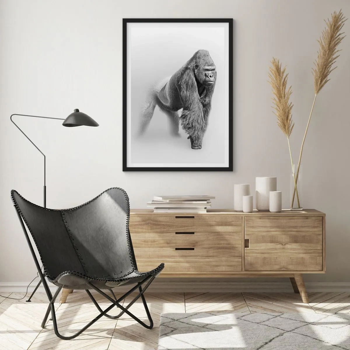 Poster in black frame - Certain of Its Strength - 70x100 cm