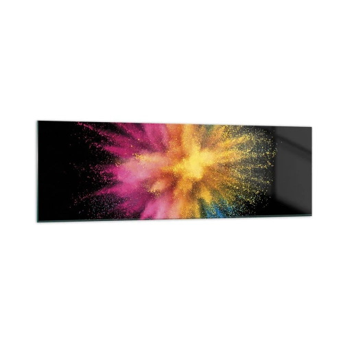 Glass picture - Birth of Colours - 160x50 cm