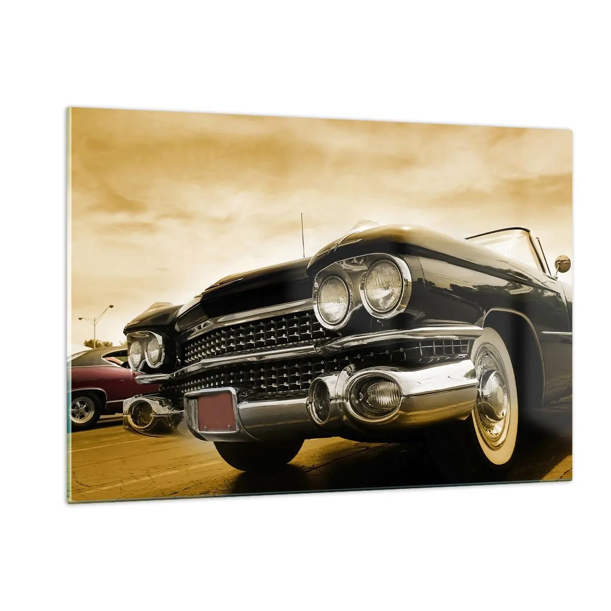 Glass picture - Classics Never Passes Away - 120x80 cm