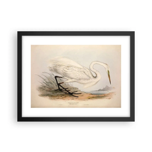 Poster in black frame - Lady on the Marsh - 40x30 cm