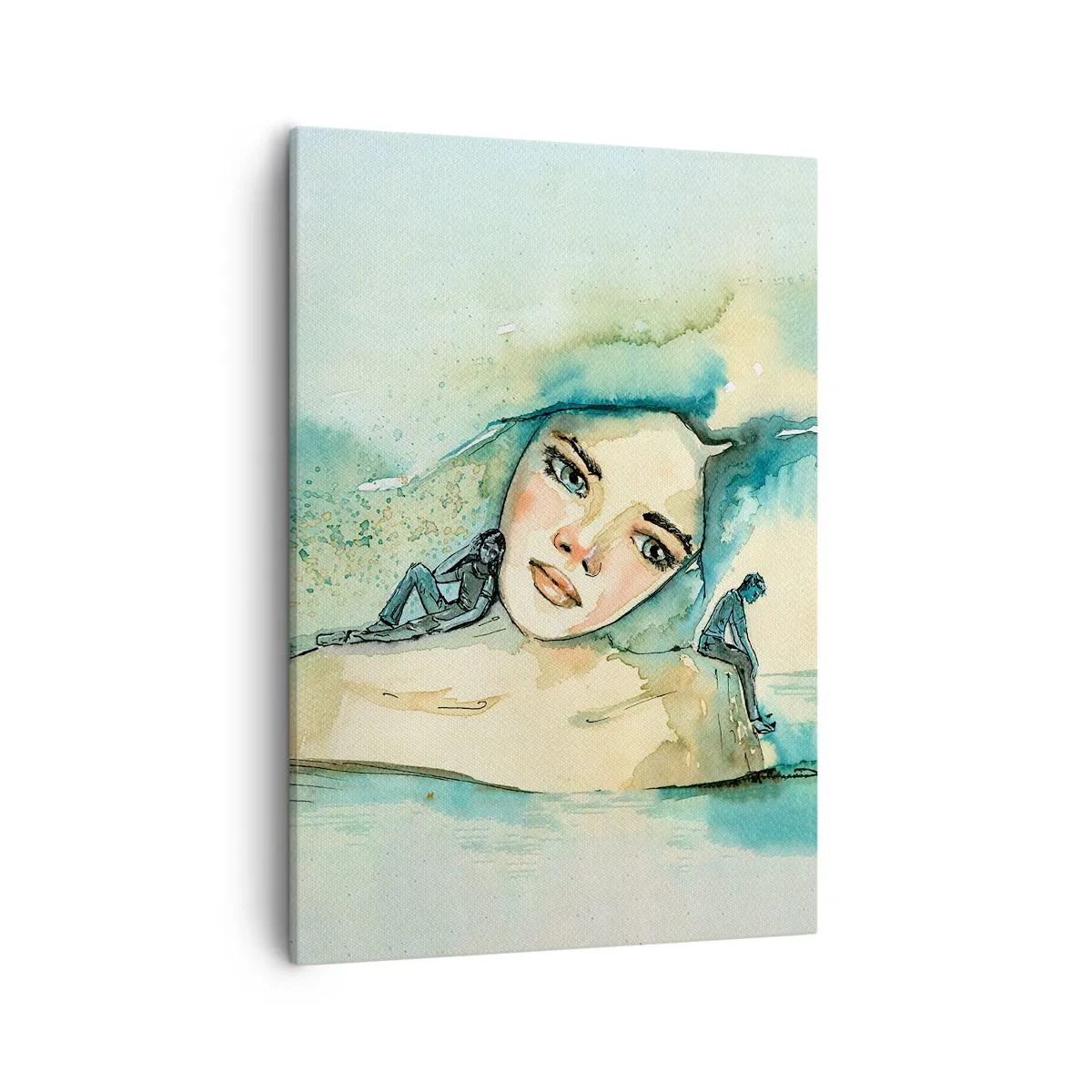 Canvas picture - Am I Blue? - 50x70 cm