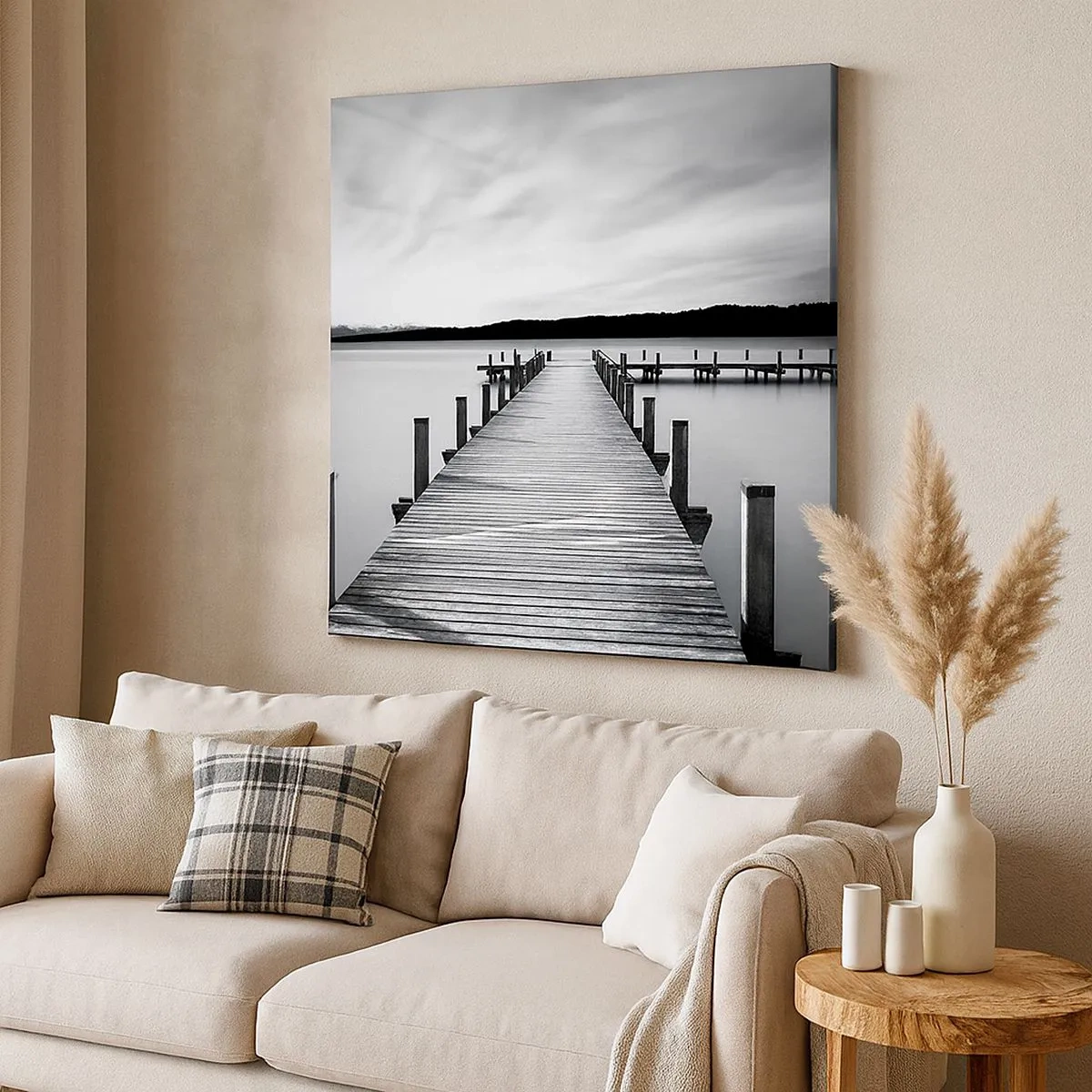 Canvas picture - Lake of Peace - 30x30 cm
