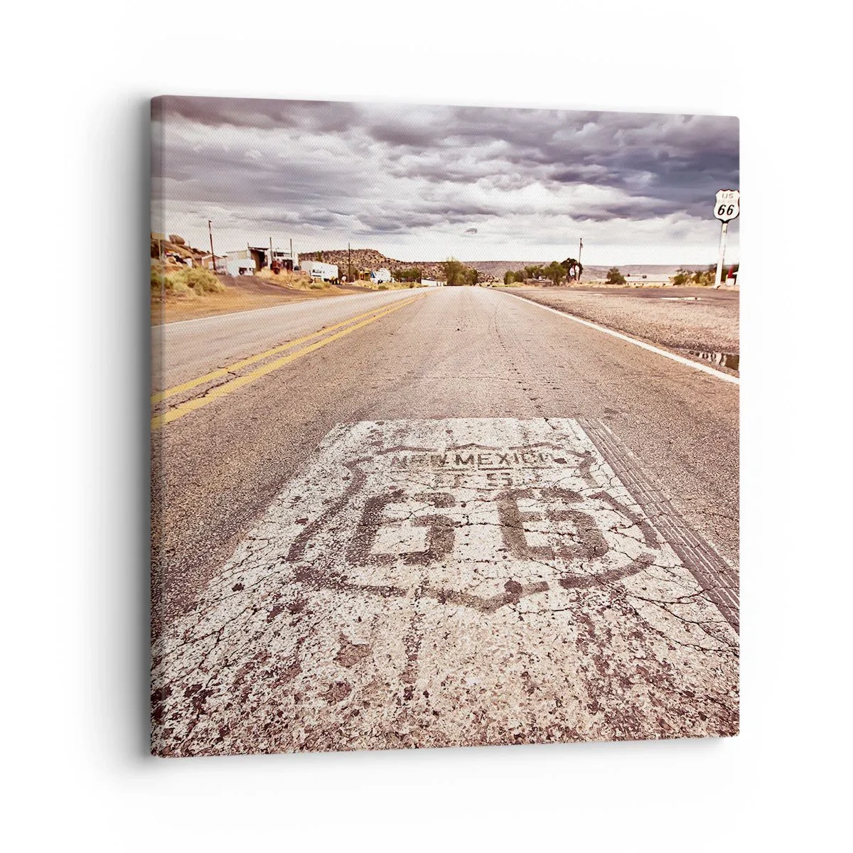 Canvas picture - Mother Road - American Legend - 30x30 cm