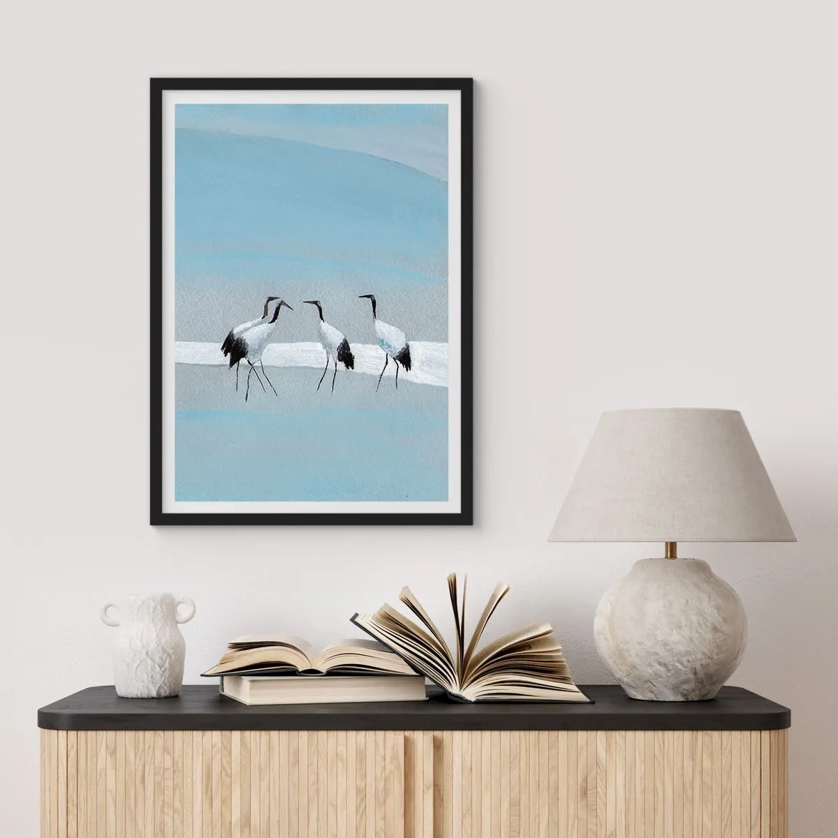Poster in black frame - After a Hot Day - 30x40 cm