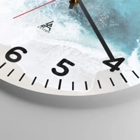 Clock face with numbers