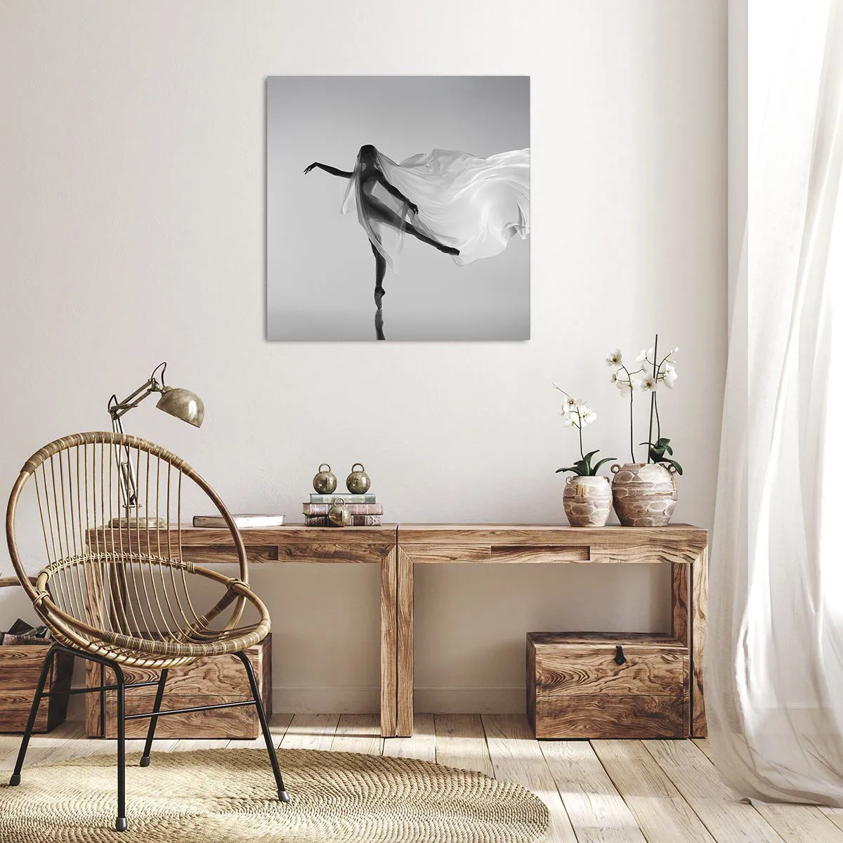 Canvas picture - Lightness and Grace - 50x50 cm