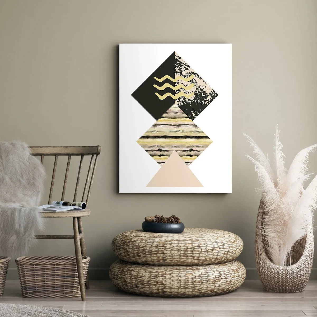 Canvas picture - Not So Straightforward - 65x120 cm