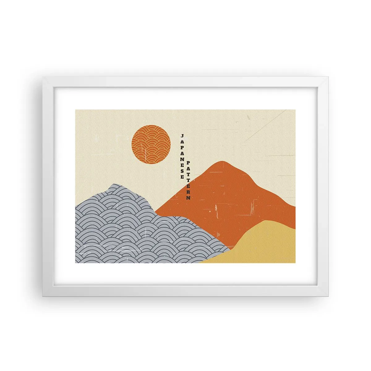 Poster in white frmae - In the Japanese Spirit - 40x30 cm