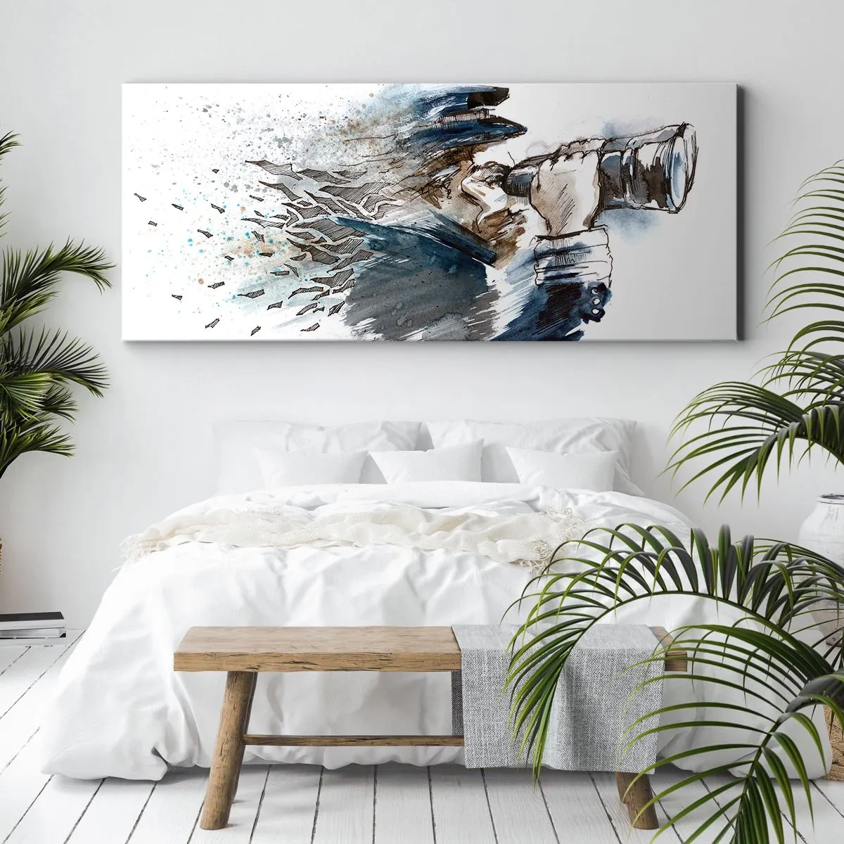 Canvas picture - Ten on the Beaufort Sclae - 90x30 cm